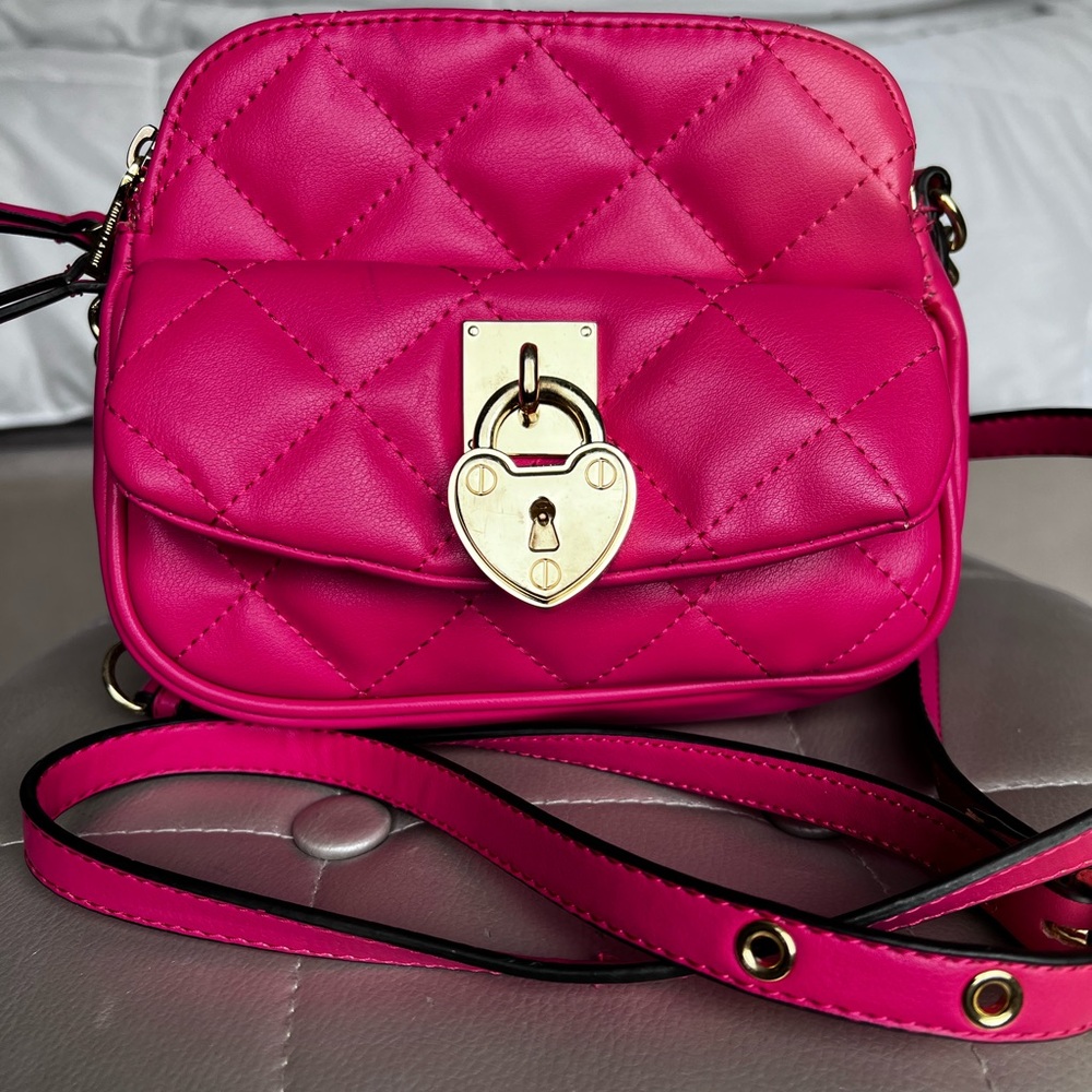 Juicy Couture Pink Quilted Crossbody Bag
